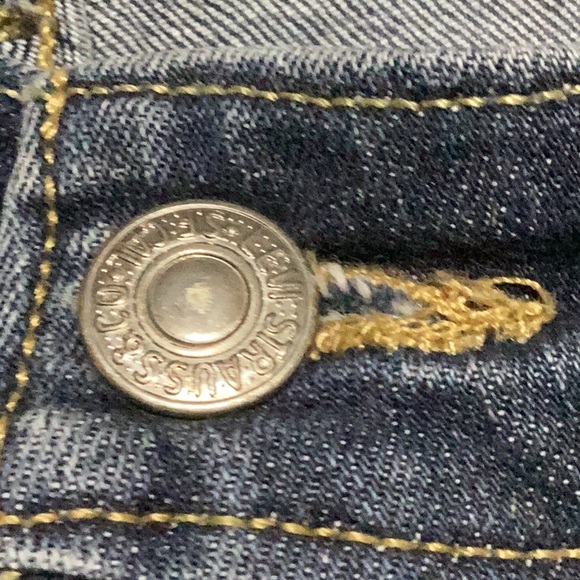 Womens Sliver label Levis Jeans dark denim rInse SKINNY W28 32L - Picture 9 of 10